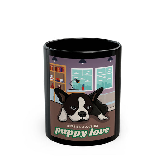 Puppy Love Black Mug (11oz, 15oz)